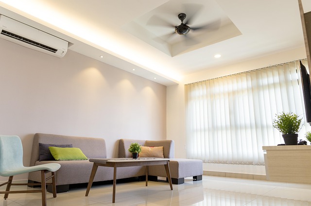 small apartment living area with compact storage and neutral minimalist decor
